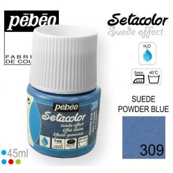 Seta Colors Suede Effect Powder Blue 309 PEBEO 45 ml