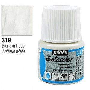 Seta Colors Suede Effect Antique White 319 PEBEO 45 ml
