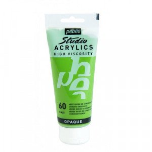 Studio Acrylics Fine Acrylic Pebeo 100 ml Opaque Chrome Green