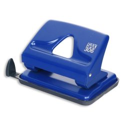 Paper Punch 2 Holes 20 Sheets SAX 306 Blue