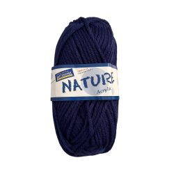 Wool Yarn NATURE Navy Blue 308