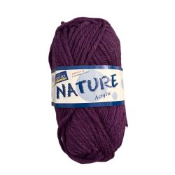 Wool Yarn NATURE Purple 1135
