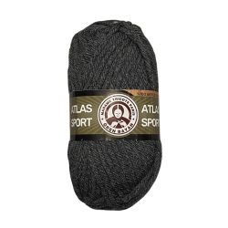  Soft Wool Yarn Madame Petit Dark Grey 009