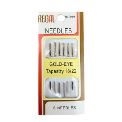 Large Sewing Needles Golden Head Several Sizes