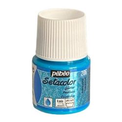 Fabrics Color Glitter Turquoise 206 PEBEO 45 ml