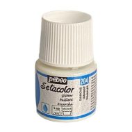 Fabrics Color Glitter White 204 PEBEO 45 ml