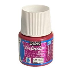 Fabrics Color Glitter Fuchsia 207 PEBEO 45 ml