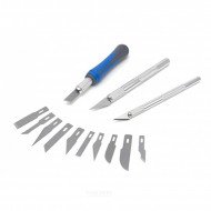 طقم مشارط مع غيارات 16 قطعه طقم مشارط مع غيارات 16 قطعه