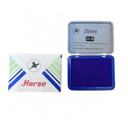 Small Blue Stamping Ink, No. 4 Horse