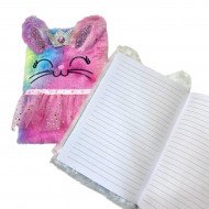 دفتر مذكرة 21x15 سم فرو ارنب