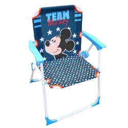 Foldable Children's Travel Chair Mickey Mouse Shape, Blue