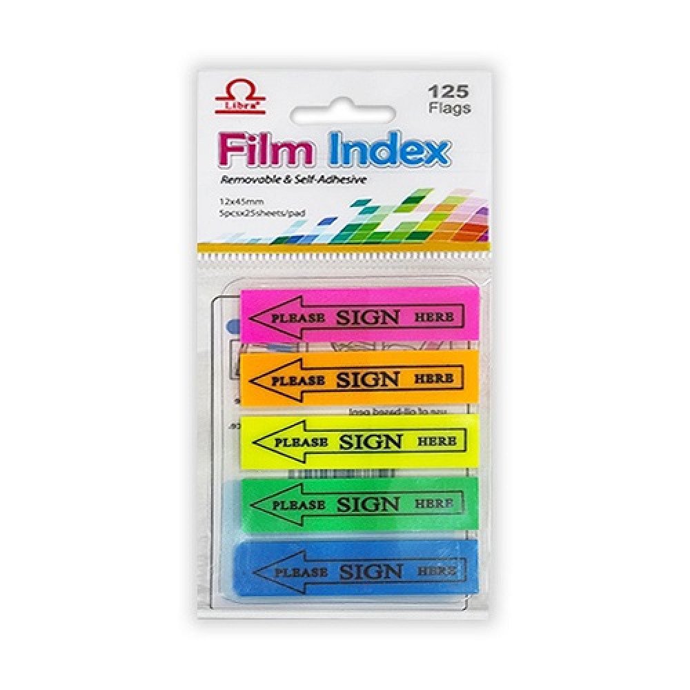 استكر فواصل توقيع فسفوري 45×12 ملم 5 الوان