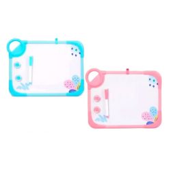 Magnetic Children's Whiteboard 33x27 cm With Marker and Magnet, Various Colors