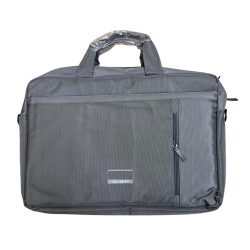 Laptop Bag With Two Large External Pockets and a Zippered Longitudinal Pocket 29x40 cm Gray