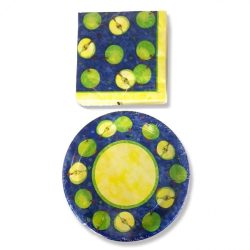 Party Plate and Napkin Set Apple