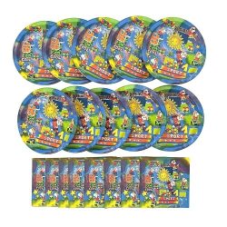 Sports Dog Party Plates and Napkins Set