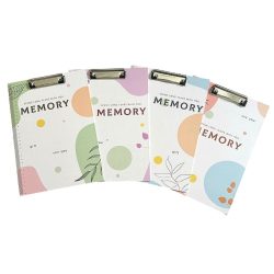  Printed Paper Writing Board With Clip A4 Memory