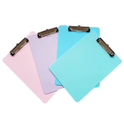 Writing Board With Clip A4 Several Pastel Colors