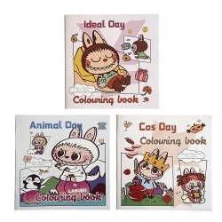 Children's Coloring Book, 20 Pages, LABUBU