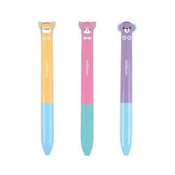 Retractable colored ballpoint pen Pastel-Colored Bounce Buddies KEYROAD