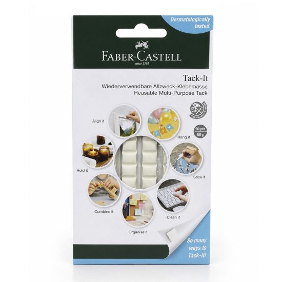 Tack-It White Adhesive Paste Faber-Castell 50g 90 Adhesives