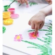 KEYROAD Finger Paints 6 Colors, 60ml Squeeze Tubes, Washable