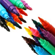 Watercolor Fiber Markers Duo-tip KEYROAD 12 Colors