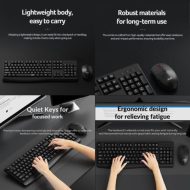 Wireless Keyboard And Mouse Set ACER OCC309 Black