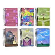Spiral Notebook Einglish A5 200 Sheets Assorted Designs