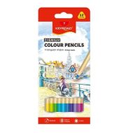  Premium Color Pencils 4mm Thick KEYROAD 12 Colors