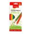Triangular Plastic Wooden Colors KEYROAD 12 Colors Triangular Plastic Wooden Colors KEYROAD 12 Colors