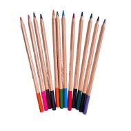  Premium Color Pencils 4mm Thick KEYROAD 12 Colors