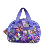 Handbag for Children with Personal Care Tools Purple Flowers Handbag for Children with Personal Care Tools Purple Flowers