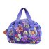 Handbag for Children with Personal Care Tools Purple Flowers