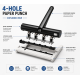 Large Paper Punch, 4 Moving Holes, 30 Sheets Novus Large Paper Punch, 4 Moving Holes, 30 Sheets Novus