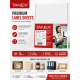 Adhesive Copy Paper TANEX A4 Matte White 210x297 mm 