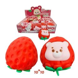 Squishy for Kids Bear and Strawberry Shapes