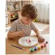 Round Ceramic Sculpture Set Featuring Space-Themed Designs  Includes Paints and Brushes