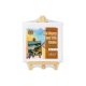 Canvas Board Squire 15x15 cm with Wood Stand White SIMBA