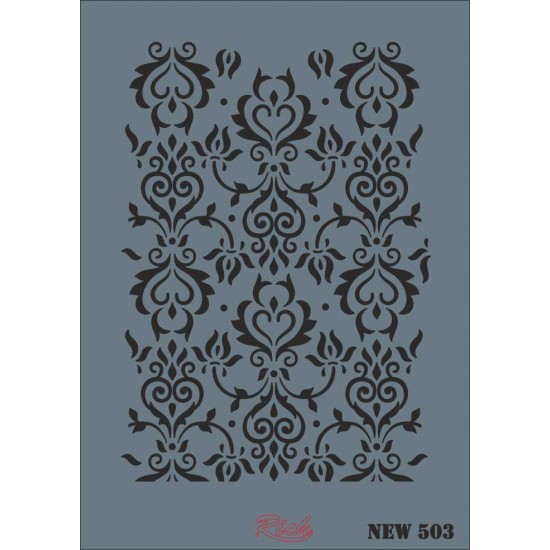 استنسل للأعمال الفنية  25×35سم ريتش 503