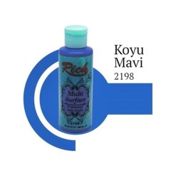 Multi Surface Professional Satin Acrylic Koyu Mavi Blue 2198 RICH 130 ml