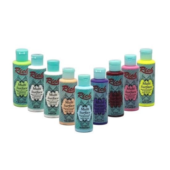 Multi Surface Professional Satin Acrylic Patina Blue 2206 RICH 130 ml