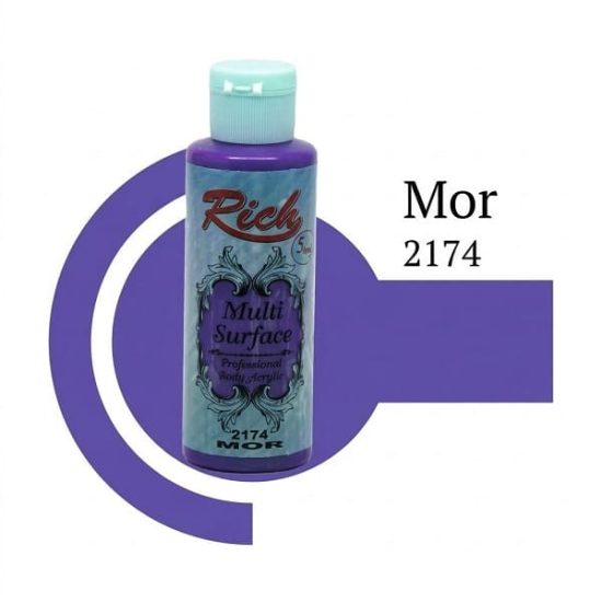 Multi Surface Professional Satin Acrylic Safir Blue 2194 RICH 130 ml