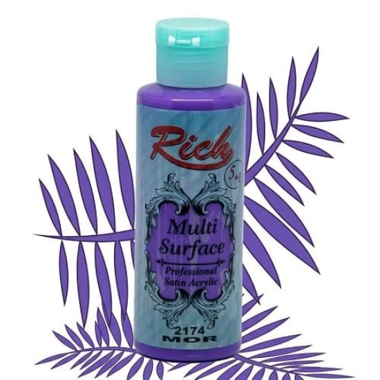 Multi Surface Professional Satin Acrylic Safir Blue 2194 RICH 130 ml