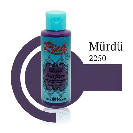 Multi Surface Professional Satin Acrylic Murdum Purple 2250 RICH 130 ml Multi Surface Professional Satin Acrylic Murdum Purple 2250 RICH 130 ml