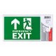 Emergency Exit (Up) Instructional Sign TANEX 2Piece Set