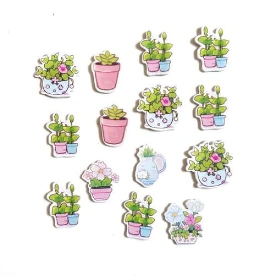 فلين اسفنجي لاصق صغير اشكال مراكن نباتات