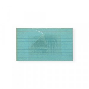 Record Cards 5x3 inch 100 Sheet Green Ruled