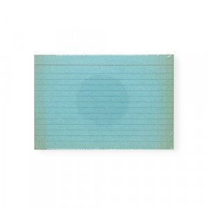 Record Cards 6x4 inch 100 Sheet Blue Ruled