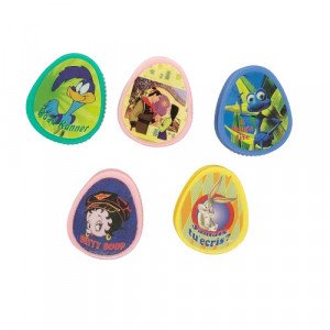 Oval Sharpener Cartoon Characters Single Hole 5 Pieces